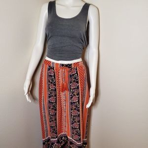 NWT Style & Co Boho Tapestry Patterned Skirt